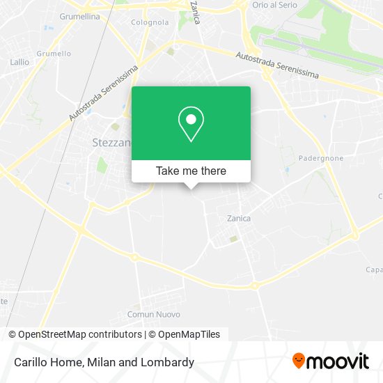 Carillo Home map