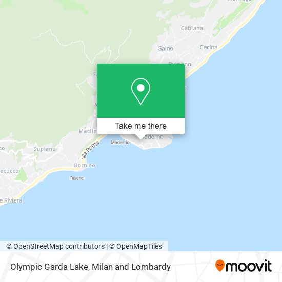Olympic Garda Lake map