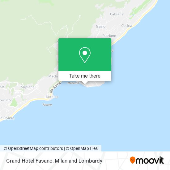 Grand Hotel Fasano map