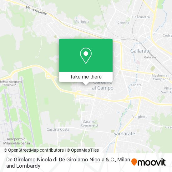 De Girolamo Nicola di De Girolamo Nicola & C. map