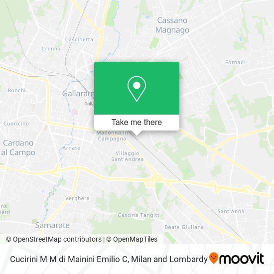 Cucirini M M di Mainini Emilio C map