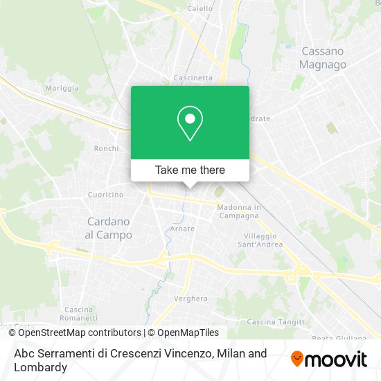 Abc Serramenti di Crescenzi Vincenzo map