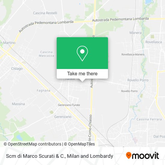 Scm di Marco Scurati & C. map