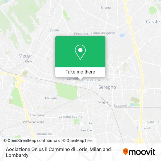 Aociazione Onlus il Cammino di Loris map