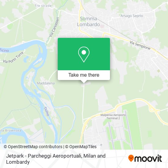 Jetpark - Parcheggi Aeroportuali map