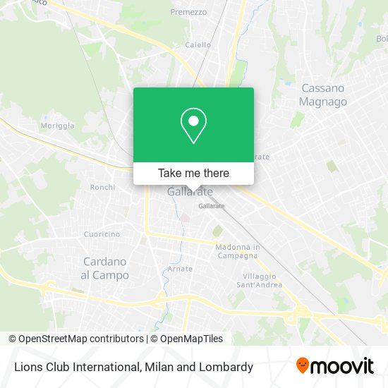 Lions Club International map