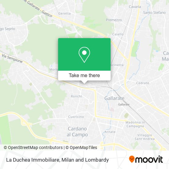 La Duchea Immobiliare map