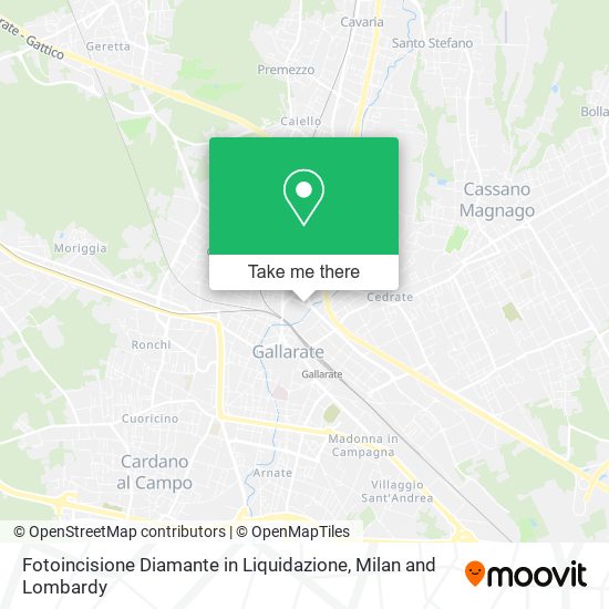 Fotoincisione Diamante in Liquidazione map