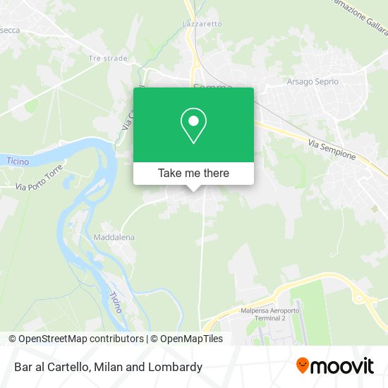 Bar al Cartello map