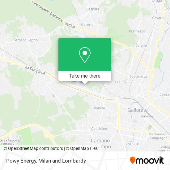 Powy Energy map