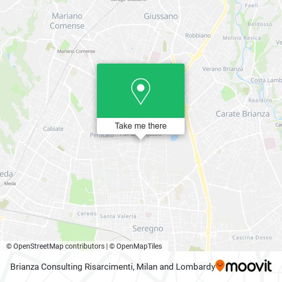 Brianza Consulting Risarcimenti map