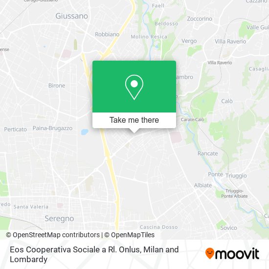 Eos Cooperativa Sociale a Rl. Onlus map