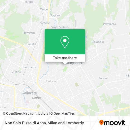 Non Solo Pizzo di Anna map