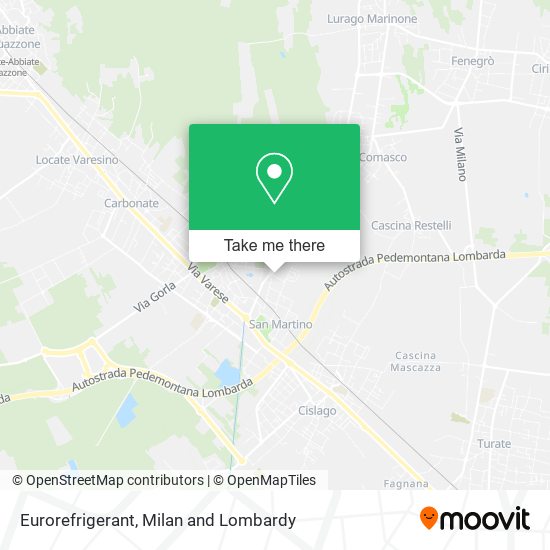 Eurorefrigerant map