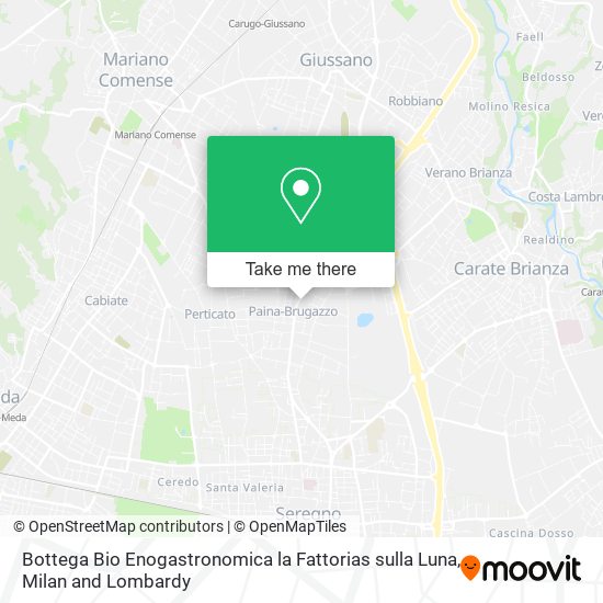 Bottega Bio Enogastronomica la Fattorias sulla Luna map