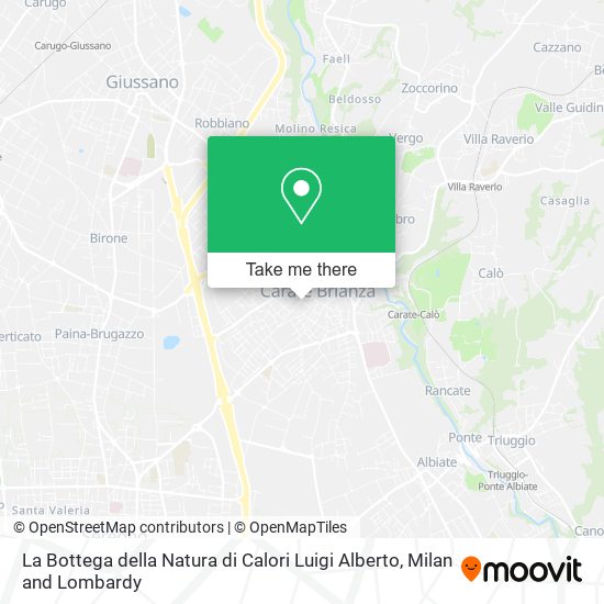 La Bottega della Natura di Calori Luigi Alberto map