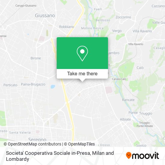 Societa' Cooperativa Sociale in-Presa map