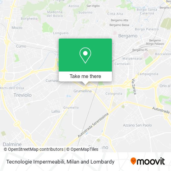 Tecnologie Impermeabili map