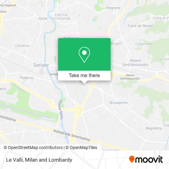 Le Valli map