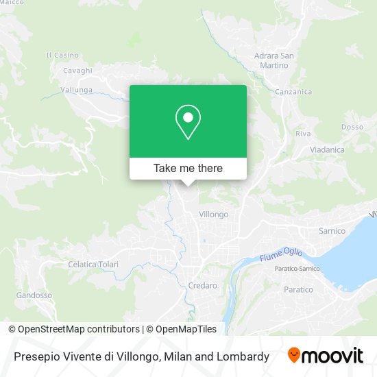 Presepio Vivente di Villongo map