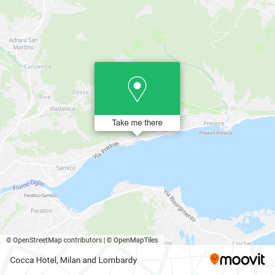 Cocca Hotel map