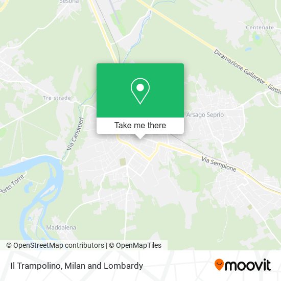 Il Trampolino map