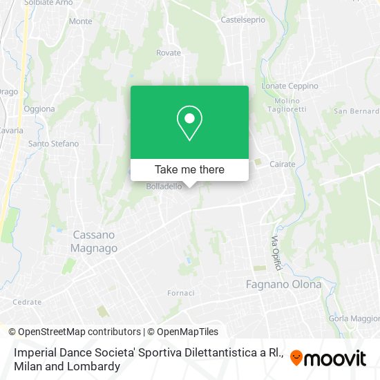 Imperial Dance Societa' Sportiva Dilettantistica a Rl. map