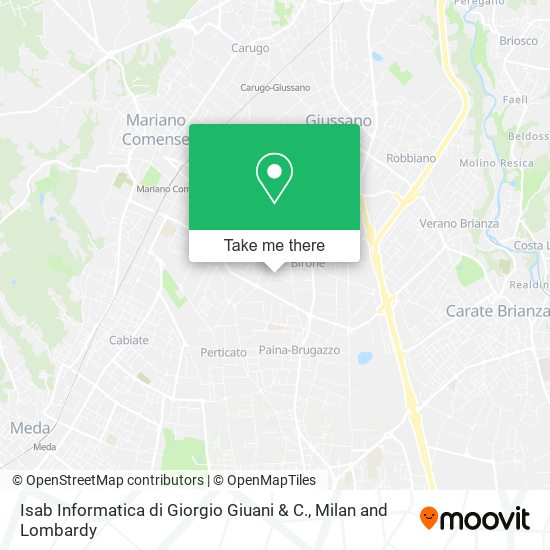 Isab Informatica di Giorgio Giuani & C. map