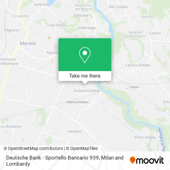 Deutsche Bank - Sportello Bancario 939 map