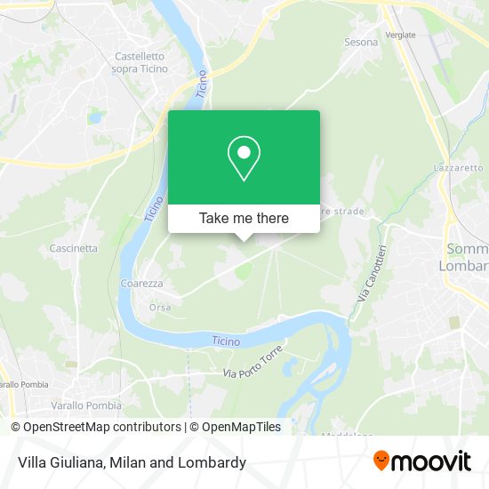 Villa Giuliana map