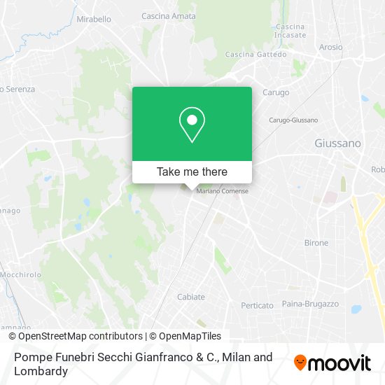 Pompe Funebri Secchi Gianfranco & C. map