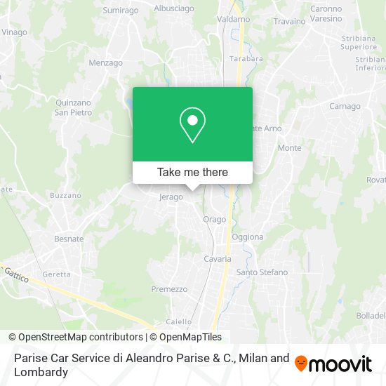 Parise Car Service di Aleandro Parise & C. map