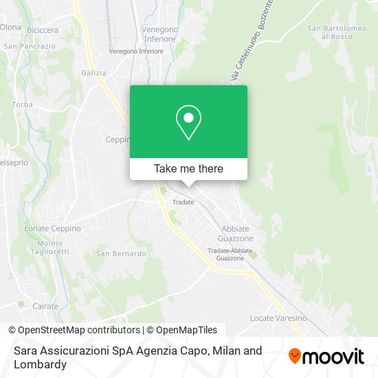 Sara Assicurazioni SpA Agenzia Capo map