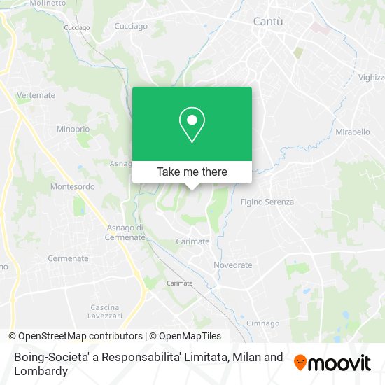 Boing-Societa' a Responsabilita' Limitata map