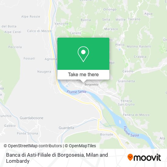 Banca di Asti-Filiale di Borgosesia map