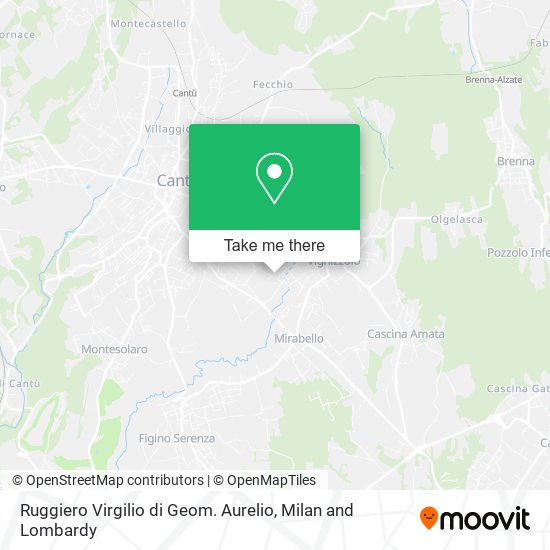 Ruggiero Virgilio di Geom. Aurelio map