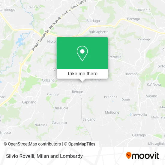 Silvio Rovelli map