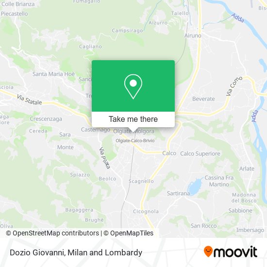 Dozio Giovanni map