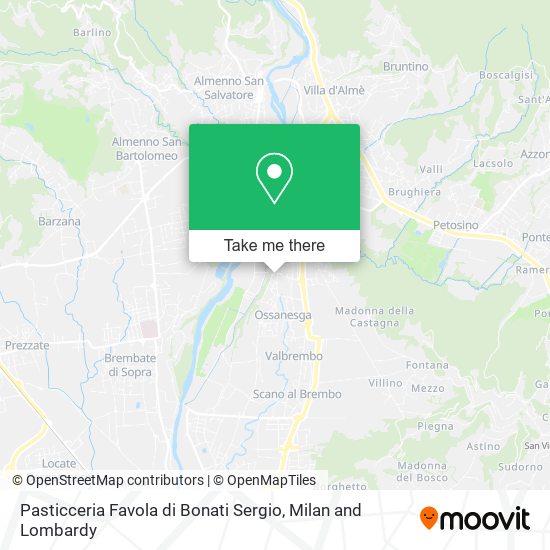Pasticceria Favola di Bonati Sergio map