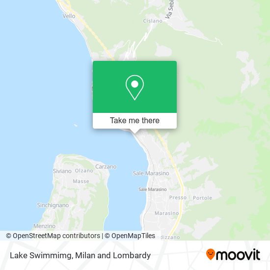 Lake Swimmimg map