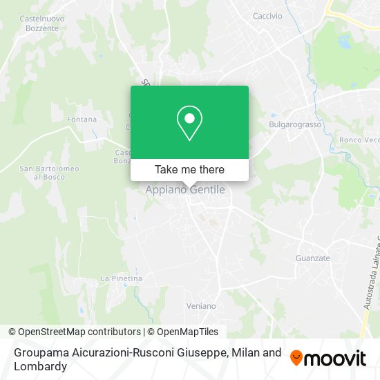 Groupama Aicurazioni-Rusconi Giuseppe map
