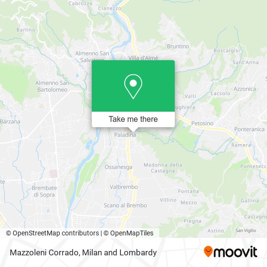 Mazzoleni Corrado map