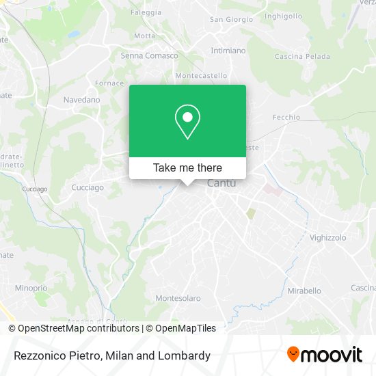 Rezzonico Pietro map