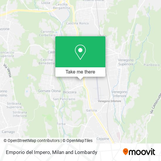 Emporio del Impero map