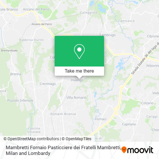 Mambretti Fornaio Pasticciere dei Fratelli Mambretti map
