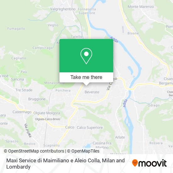 Maxi Service di Maimiliano e Aleio Colla map
