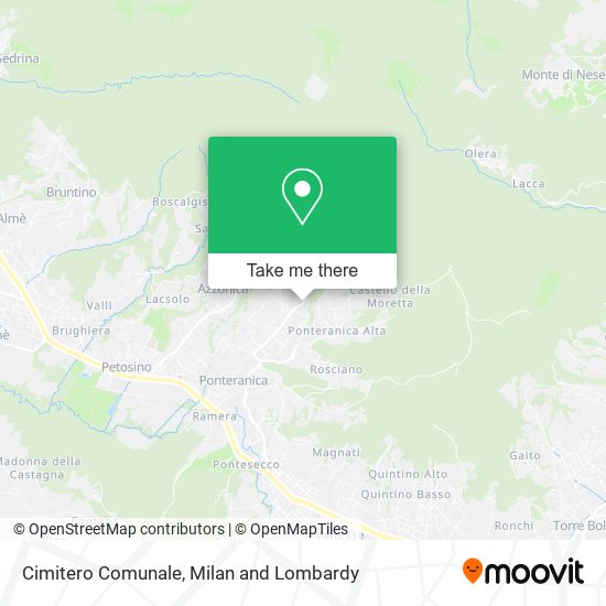 Cimitero Comunale map