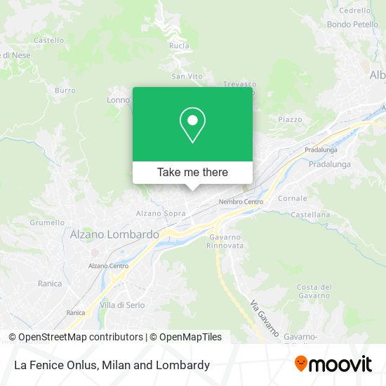 La Fenice Onlus map