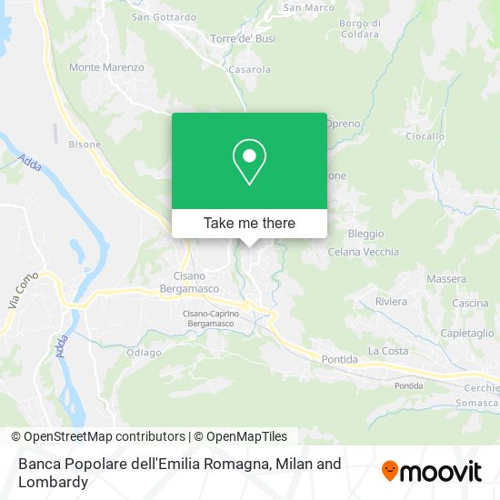 Banca Popolare dell'Emilia Romagna map