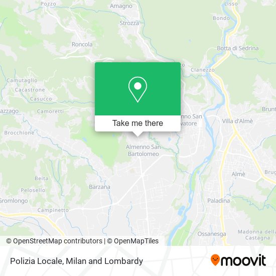 Polizia Locale map